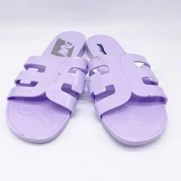 Sam Edelman Women's Bay Jelly Slide Sandal‎ Purple Size 9M - Picture 2 of 11